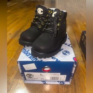 Timberlands x Champion Kids Boots